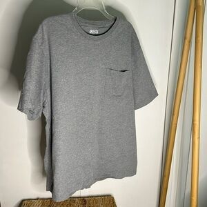 Duluth Trading Co Gray Short Sleeve Pocket Tee
